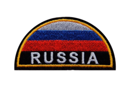 Шеврон вышитый Россия полукруг Шеврон вышитый Россия полукруг